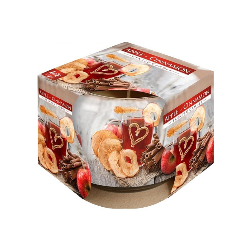 Sviečka aroma Jablko-škorica 100g 71-20
