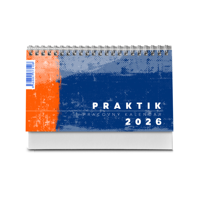 Stolový kalendár Pracovný PRAKTIK BAR 2026