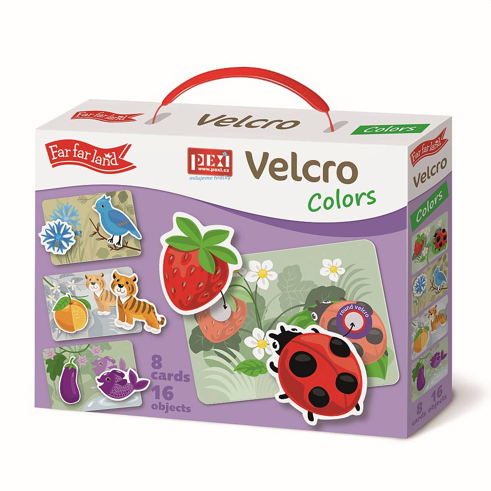 PEXI Velcro skladačky - Farby (Colors)