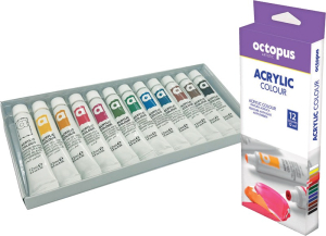 Akrylové farby OCTOPUS 12x12ml