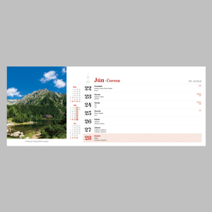 Stolový kalendár Vysoké Tatry PG 2026