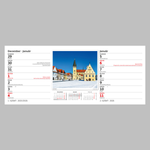 Stolový kalendár Mestá Slovenska 26