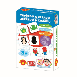 Hra školou - SPREDU a ZOZADU (predná a zadná strana)