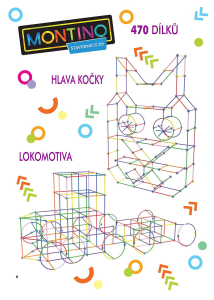 PEXI Montino 470 - stavebnica 3D trubičky