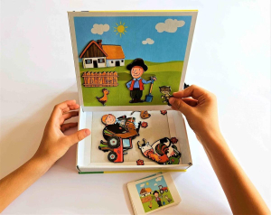 Písanie s magnetmi - FARMA