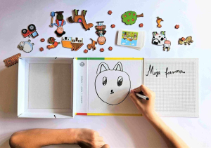 Písanie s magnetmi - FARMA