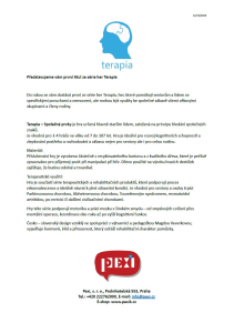 Terapia Spoločné prvky – CZ/SK