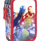 Školský peračník trojposchodový s náplňou Avengers
