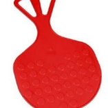 Teddies Klzák Lopata Mrázik - plast 58x35cm červená