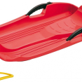 Boby s brzdou plastové TULIMI, 80x40x11, 5 cm, nosnosť 50kg, červené