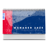 Stolový kalendár pracovný MANAGER BAR 2026