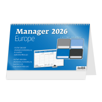 Stolový kalendár Manager Europe 26