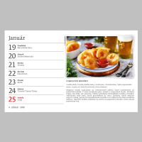 Stolový kalendár Hrnčeková kuchárka 26