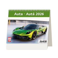 Stolový kalendár Autá 26