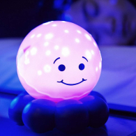 Žiariaca chobotnička - Růžová (Cloud b)