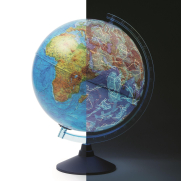 Interaktívny svietiaci glóbus s 3D reliéfom a nočnými súhvezdiami, slovenskými popismi a bezplatnou interaktívnou aplikáciou