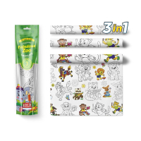 PEXI Maľovací obrus 3 ks - Senzačná ZOO(Fabulous ZOO)
