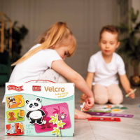 PEXI Velcro skladačky - Kto čo je? (Who eats it?)