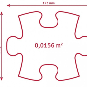 Sada ortopedických podložiek - Mini puzzle
