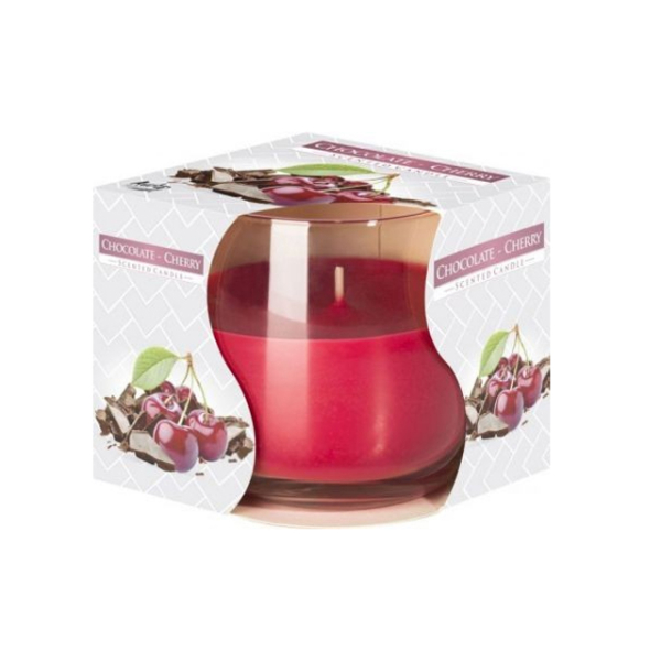 Sviečka aroma Čokoláda - višňa 130g 71-104