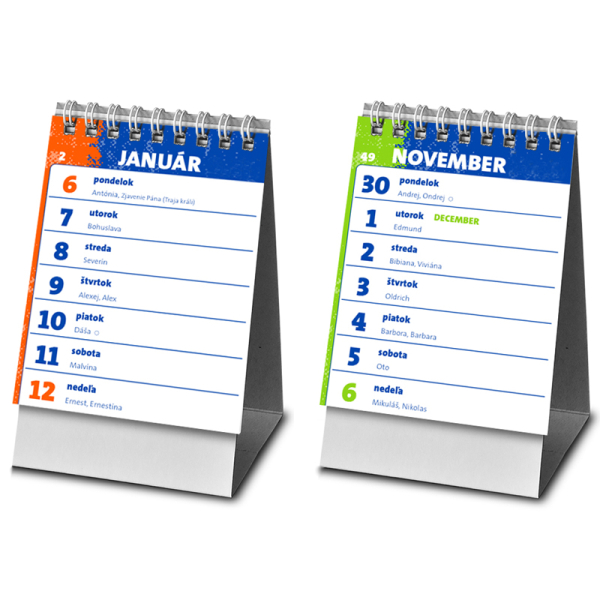 Stolový kalendár Minikalendar BAR 2026